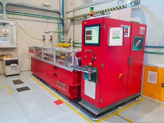 Banchi prova per ammortizzatori verticali e orizzontali dei treni c