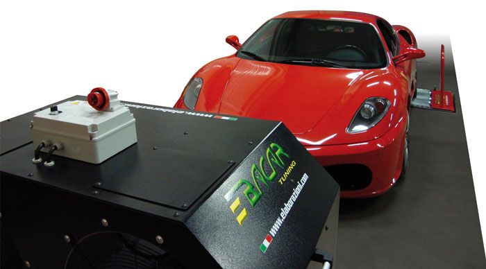 Banco prova per auto con 2 ruote motrici