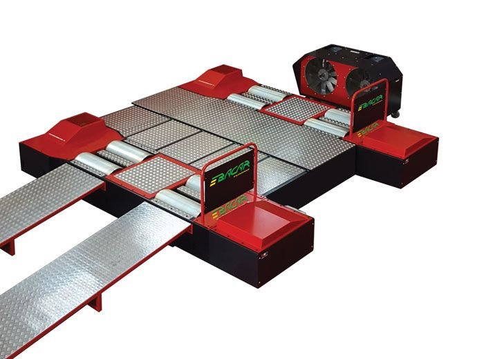 Banco Prova per Auto Warm_Up 4x4