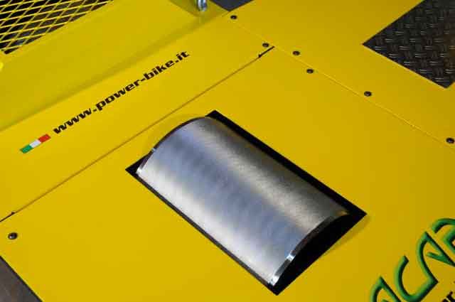 Dettagli dei banchi prova per moto Particolare 3