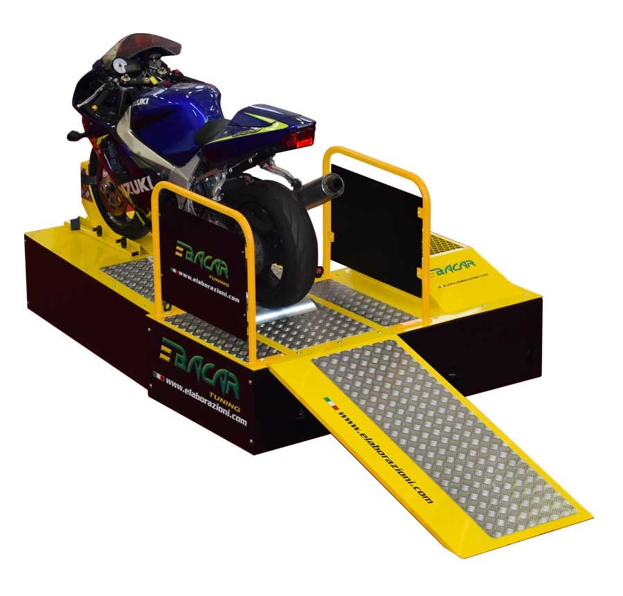 Banco prova potenza frenato per moto